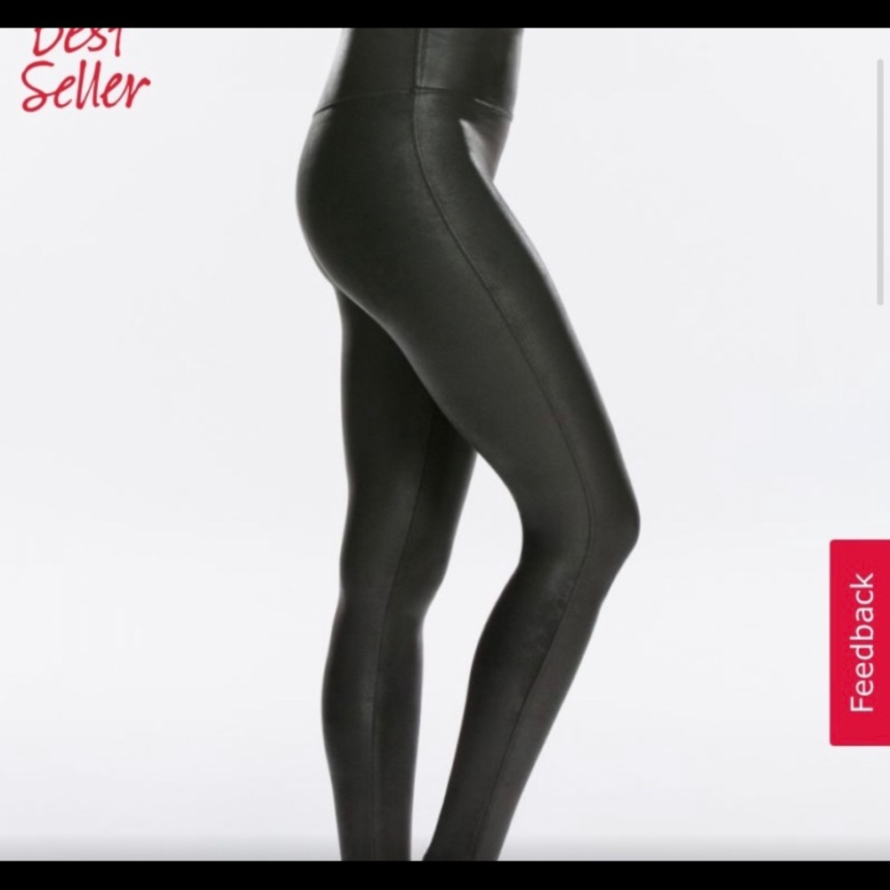 Spanx faux leather leggings